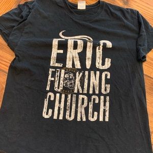 Mens large Eric church tee band